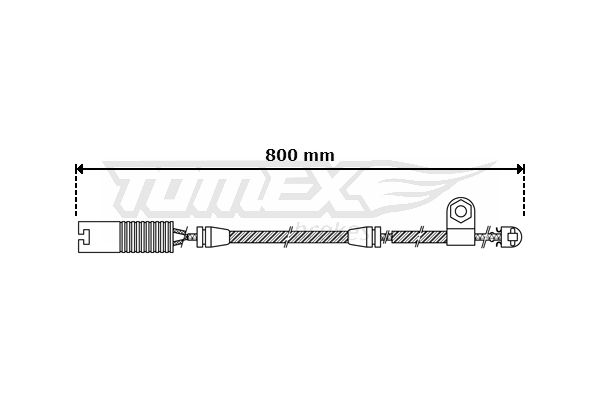 TOMEX BRAKES Indikators, Bremžu uzliku nodilums TX 30-43